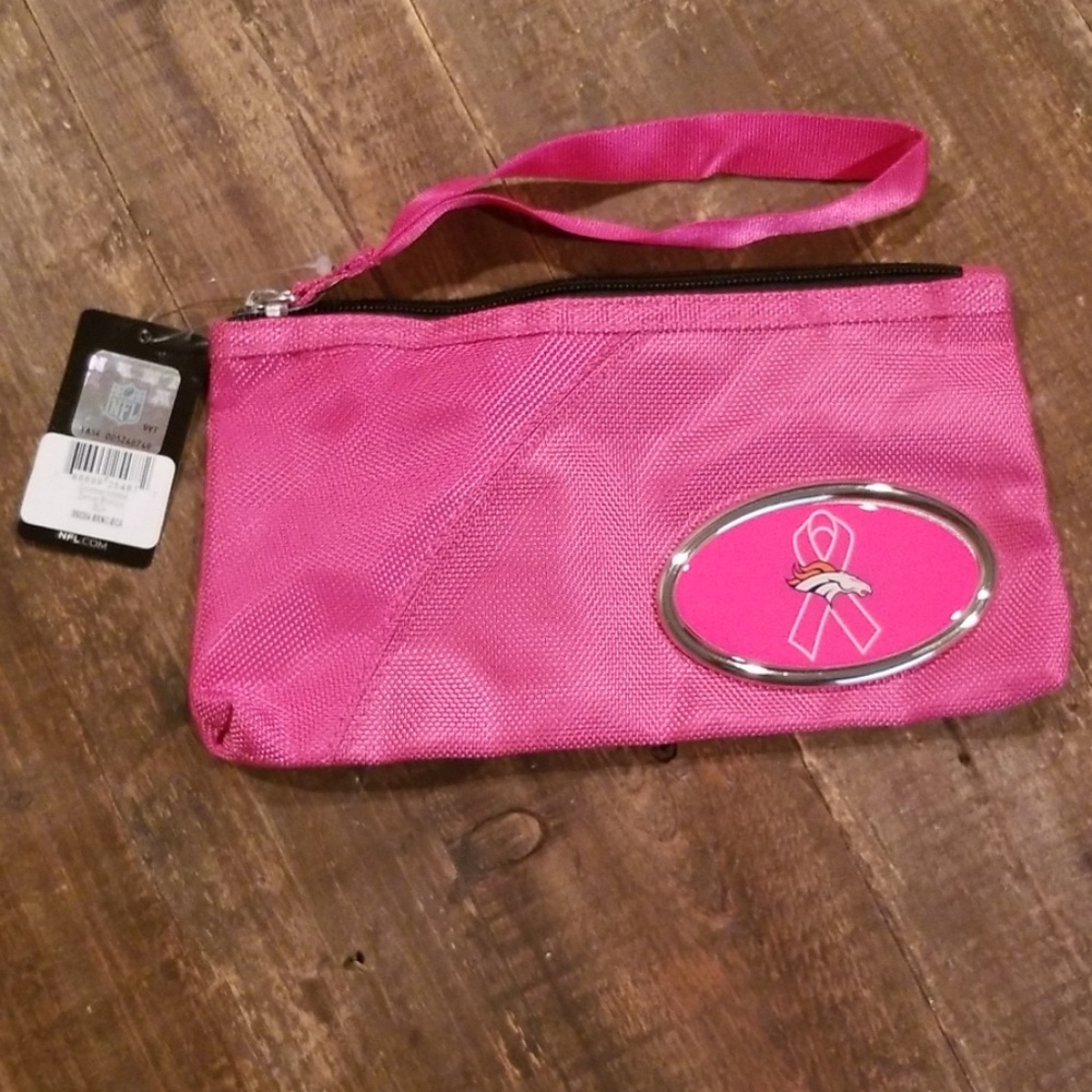 NFL Denver Broncos Money Pouch Wristlet Colorado
